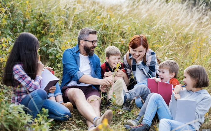 happy-family-in-grass-fight-food-insecurity