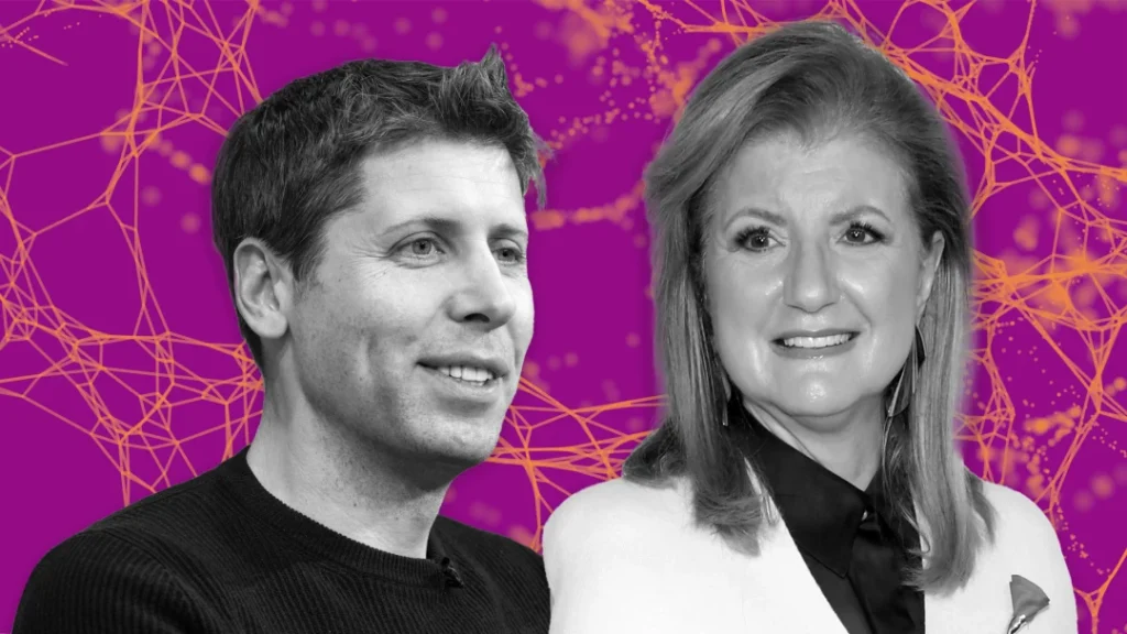 photo-of-Sam-Altman and-Arianna-Huffington