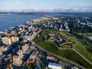 aerial-city-view-of-halifax-nova-scotia-with-large-park