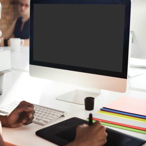 Mockup Copyspace Computer Notebook Laptop Concept