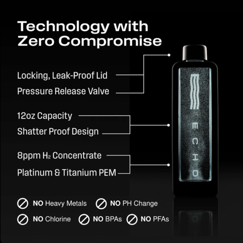 echo flask H2 water benefits